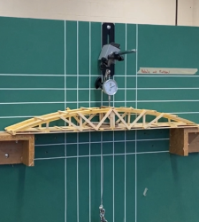 Bridge being stress tested